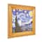 American Art Decor Ornate Framed Starry Night Canvas Print by Vincent van Gogh - 27.75" x 31.5"